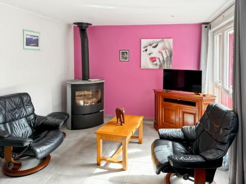 Mandailles-Saint-Julien Casa | Vallée de la Jordanne, Maison cosy 6pers, terrasse