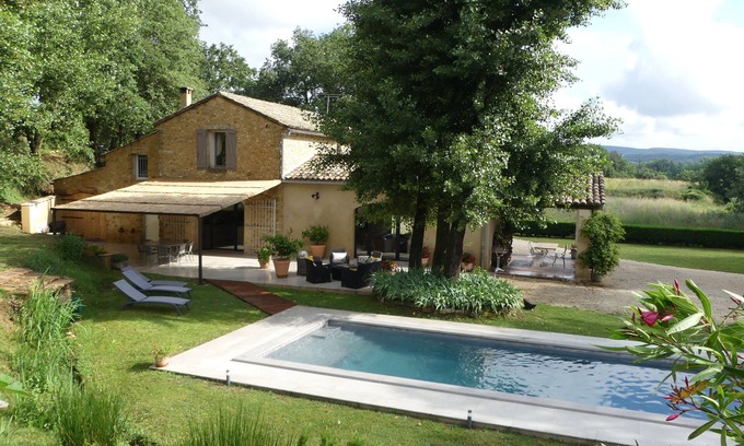 Sabran Casa | Vallée de la Cèze, House with private pool in the heart of nature