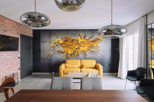 Nafpaktos Apartamento | Vallia Suites-Yellow Luxury Suite A1