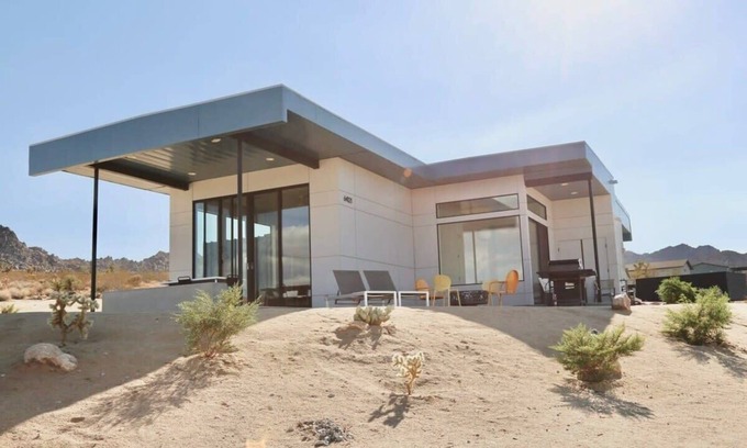 Panorama Heights Casa | Ventus Joshua Tree - Estilo modernista cerca del parque