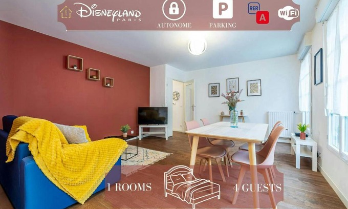 Chessy Apartamento | Vercoatta Cocon Appart - Near to Disneyland