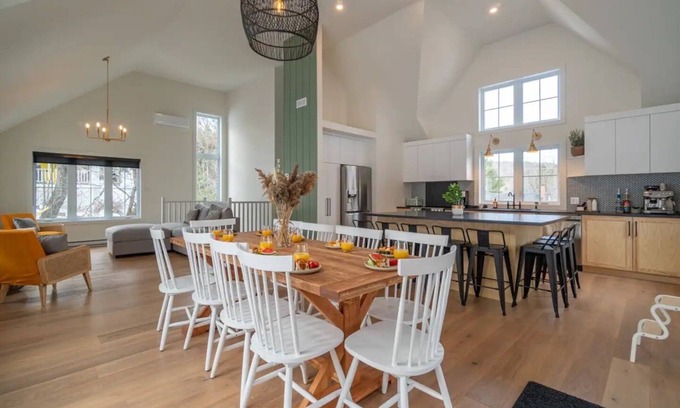 Stanstead Township Chalet De Esquí | Verdē-Magog-SPA-10 personnes-Accès au lac