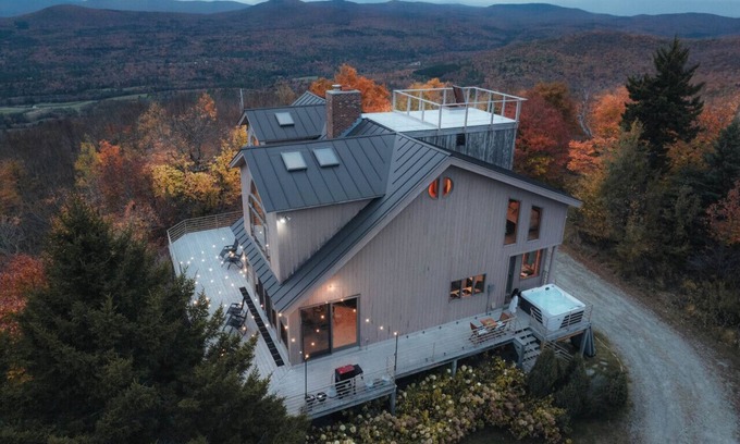 Andover Casa | Vermont's Mountain Villa: Hot tub, Ski views, Pet+