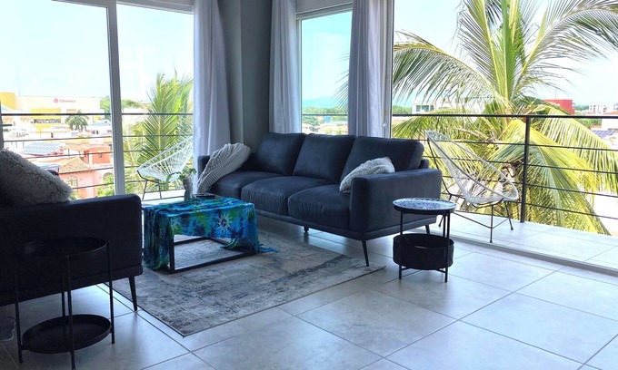 Díaz Ordaz Condominio | Versalles Fab New Modern Spacious Condo, Veiws, Walk to the Beach, Rooftop Pool