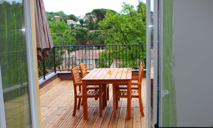 Lamalou-les-Bains Apartamento | Muy bonito T2 totalmente equipado, con terraza, clasificado 3 estrellas moderno y confortable