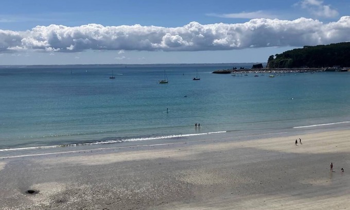 Morgat Apartamento | Muy bonito apartamento con vistas al mar en residencia