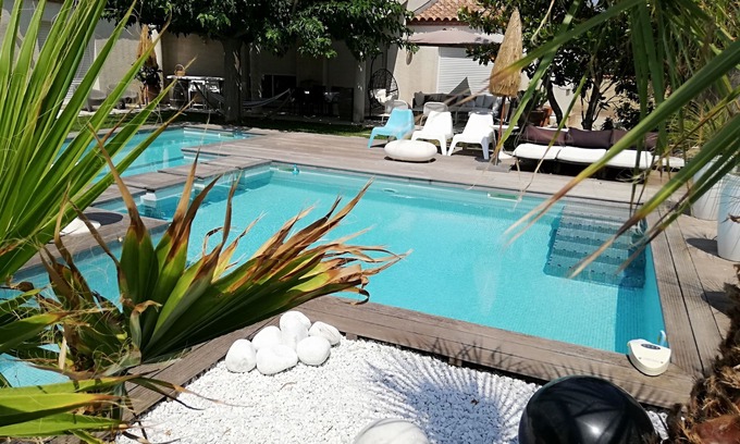 Perols Villa | Muy bonita villa, magnífica piscina, cerca del mar, ideal familia 5/6 pers
