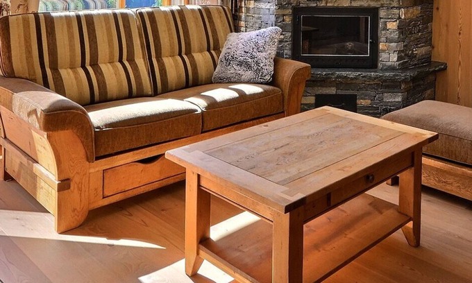 Grimentz Apartamento | Very comfortable flat for 7 people, living room with fireplace, kitchen area with dishwasher, 1 doub