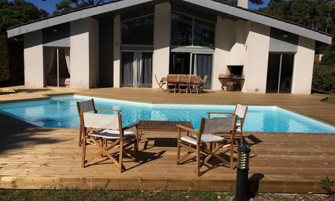 Le Canon Casa | MUY BONITA CASA FAMILIAR CON PISCINA EN CANON. (A 5 km del centro de Cap Ferret)