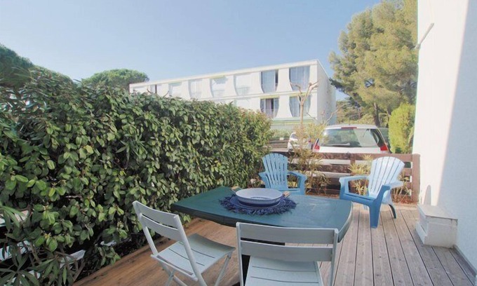 La Petite Motte Apartamento | VERY NICE STUDIO WITH GARDEN CLOSE TO LA GRANDE MOTTE TOWN CENTER