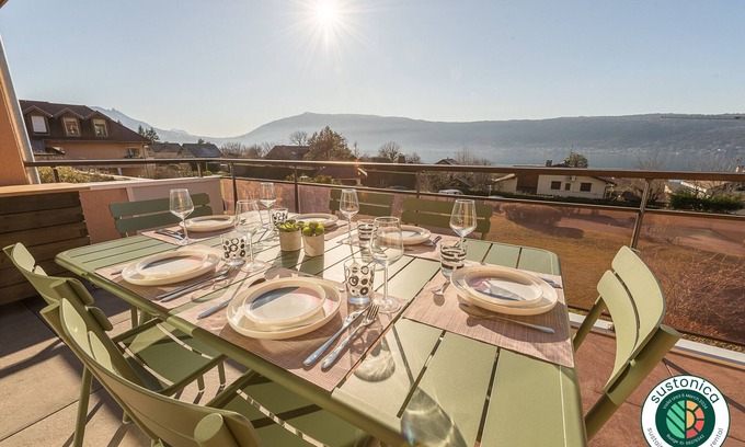 Veyrier-du-Lac Apartamento | VEYRIER - La Brune, Duplex 4* vue lac et plage
