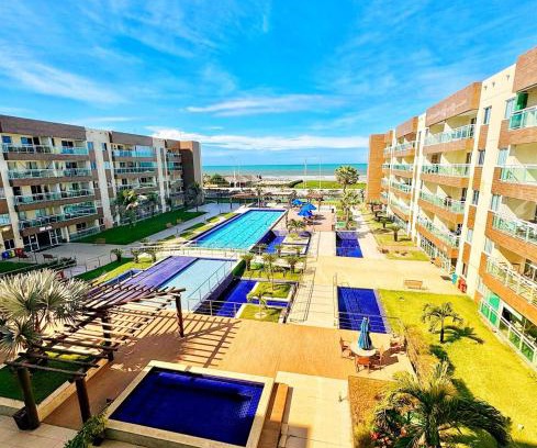 Antonio Diogo Apartamento | VGFUN-447 3 quartos 2 wcs Vista Mar Pé na Areia Praia do Futuro
