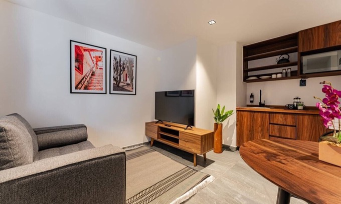 Santa María la Ribera Apartamento | VH | Cozy Apt StaMa la Ribera terraza privada| 129