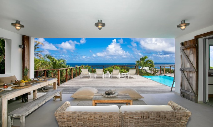 Cul de Sac Villa | Villa con vistas al mar y auténtico encanto único!