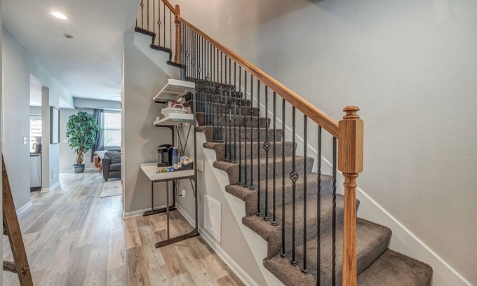 Louisburg Casa | Vibrant and cozy in-town Louisburg 3 bedroom, 2 1/2 bath townhouse