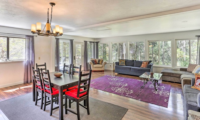 Weaverville Casa | Vibrant Weaverville Escape w/ Deck & Creek!