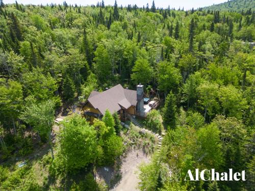 Petite-Riviere-Saint-Francois Chalet De Esquí | Villa Alpine - Alpin en Foret avec Spa