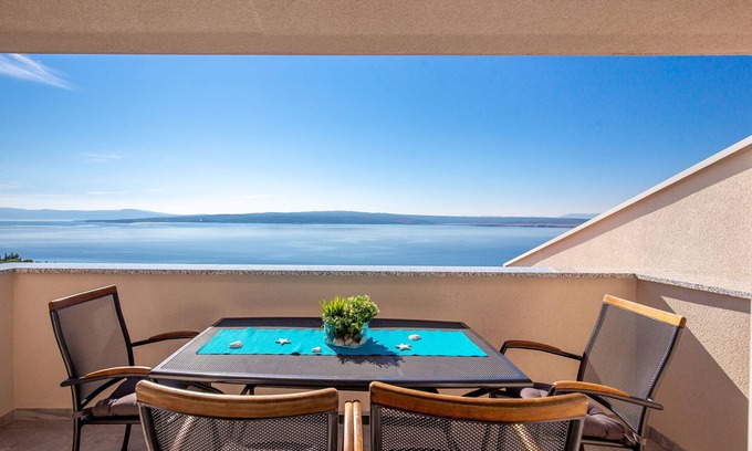 Dramalj Apartamento | Vila Veronique con maravillosas vistas al mar VVG