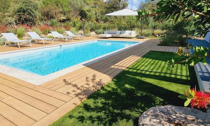 Tighine Casa | Villa Alba d'Oru, 8 pers, piscine chauffée, 5 minutes plage