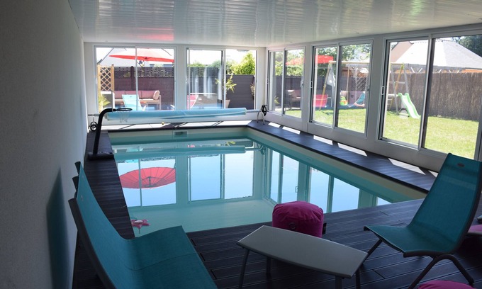 Plouhinec Villa | villa 12 pers. con piscina cubierta climatizada clasificada 4 estrellas