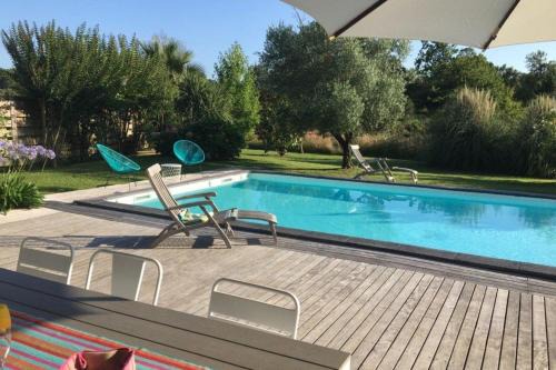 Moliets-et-Maa Casa | Villa 145 m near ocean with pool and garden
