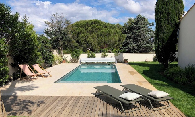 Perols Casa | Villa 220m2 pool 5 min from the sea. 10 people, ideal family