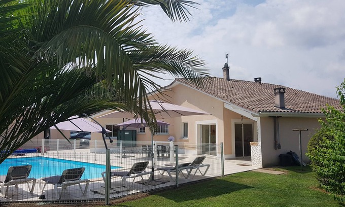 Saint-Vincent-de-Tyrosse Casa | VILLA con piscina climatizada 4 * CERCA HOSSEGOR Capbreton