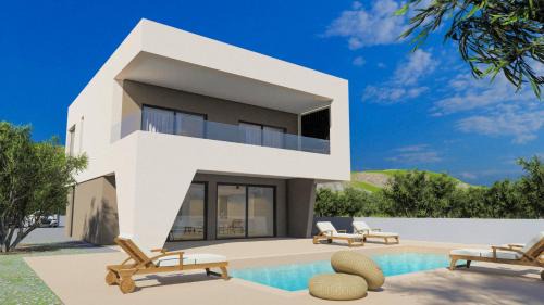 Kastel Stari Villa | Villa 60 Degrees with heated pool and basketball court