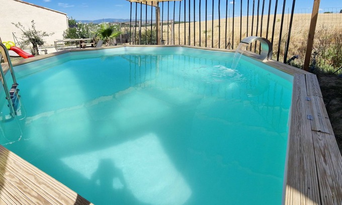 Caux-et-Sauzens Cabina | Villa 8 Personne Avec Clim et Piscine Privée