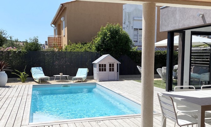 Roquefort-la-Bedoule Casa | Villa 90m2 swimming pool near cassis