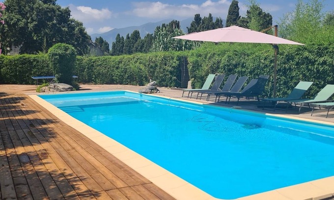 Canale-di-Verde Villa | Villa 'A Suara' con vistas a la montaña, piscina privada y terraza privada