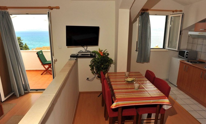 Sutivan Apartamento | Villa Anni-Studio with Sea View Balcony(A4)