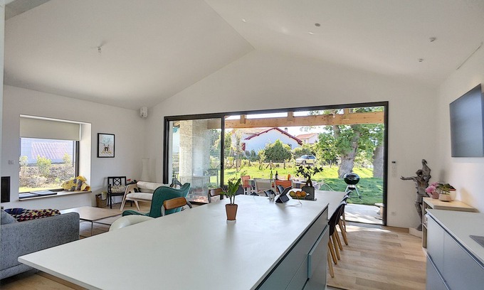 Arcangues Casa | Villa Arcangues 8 persons, super quiet garden, 7min beach, close to Biarritz