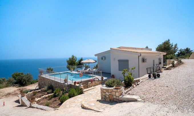 Katsimatika Villa | Villa 'Areti' con vistas al mar, Wi-Fi y aire acondicionado