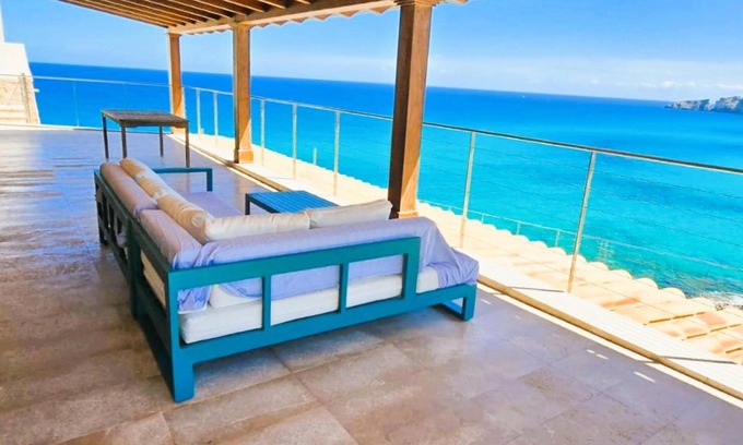 Cala Mesquida Casa | VILLA AUREA en primera línea de playa. Aire acondicionado - WiFi Gratis