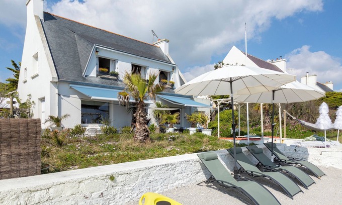 Finistere Villa | Villa 'Avec Vue Sur Mer Imprenable' con vistas al mar, terraza privada y Wi-Fi