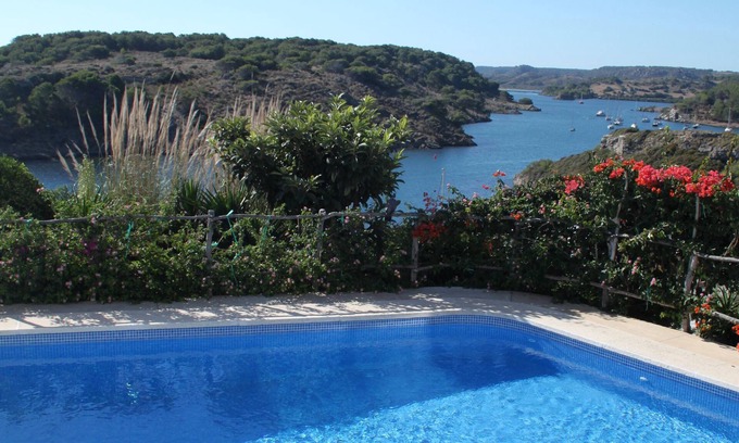 Puerto Luz Casa | Villa hermosa beneficios Puerto de Addaia, fantástica vista, piscina