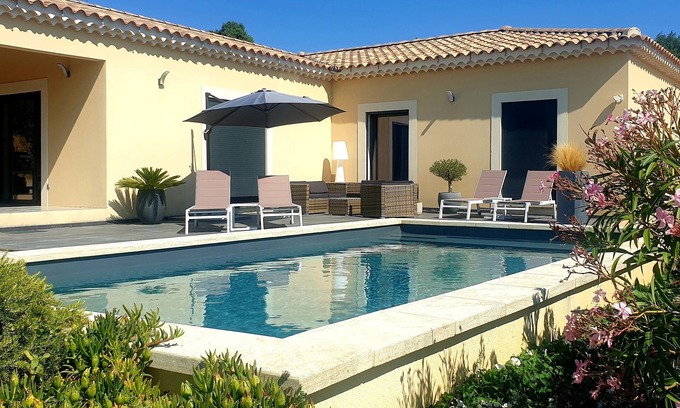 Crillon-le-Brave Villa | Villa en el pie del Mont Ventoux CON vista excepcional