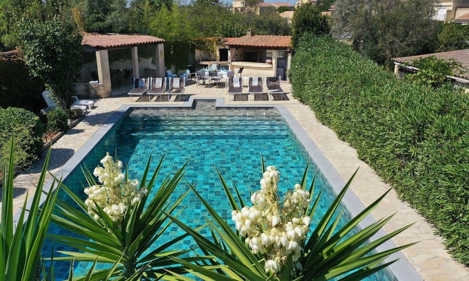 Marseillan Villa | 34SCRIBO · La Scribote Sea and pool