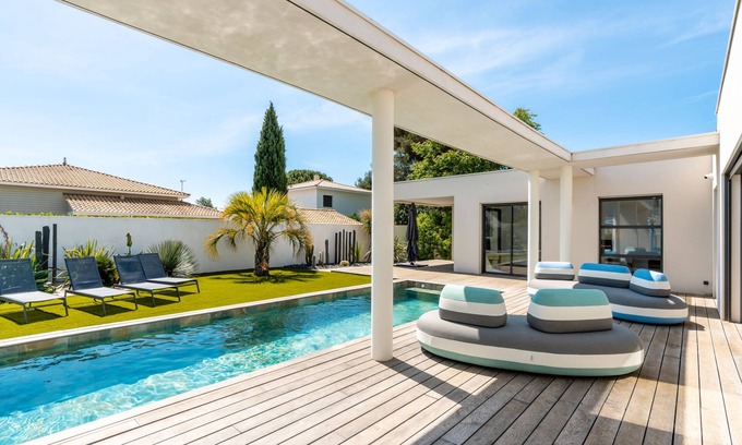 Le Grau-dʼAgde Villa | Villa Boston, lujo y piscina estilo californiano