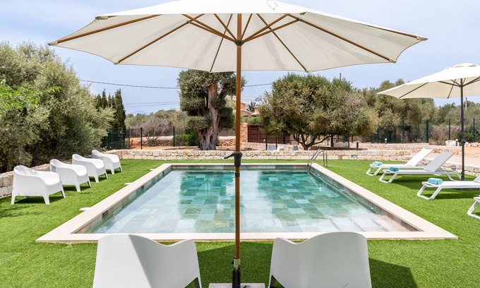 l'Aranjassa Villa | Villa 'Can Bellmunt' con piscina, jardín, terraza y Wi-Fi