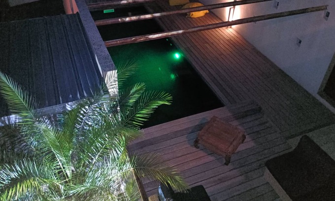 Molini Villa | Villa de construcción ecológica Patio piscina a 200 metros de la playa PORTICCIO