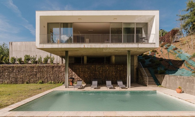 Ponte de Lima Villa | Villa 'Casa Do Golf' con vistas a la montaña, piscina privada y Wi-Fi