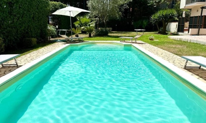 Avola Apartamento | Villa Cavagrande con piscina privada y solárium