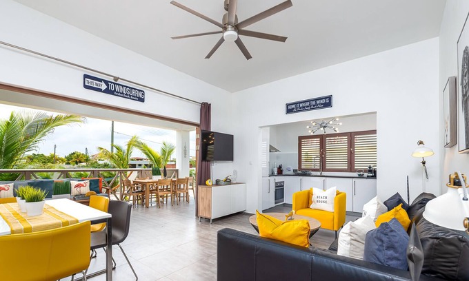 Belnem Condominio | Villa CHICA BONAIRE Pool 3min to Beach Surf Kite Dive 5min to Downtown in Belnem