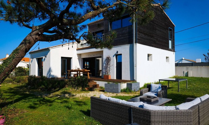 Chateau-d'Olonne Villa | Villa Colette - Bahía de Cayola - 9 personas