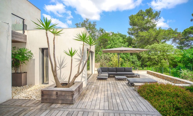 Aiguelongue Villa | Villa contemporánea con piscina en zona residencial de Montpellier