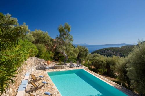Sivota Villa | Villa Cristina - Charming Villa with Stone and Wood Elements in Sivota Bay