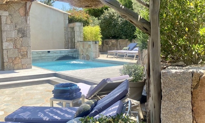 Santa Giulia Villa | Villa de Charme Near the Beaches Santa Giulia Palombaggia Private Heated Pool