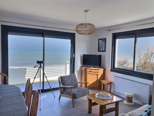 Bernieres-sur-Mer Casa | Villa de la plage, front de mer, Juno beach